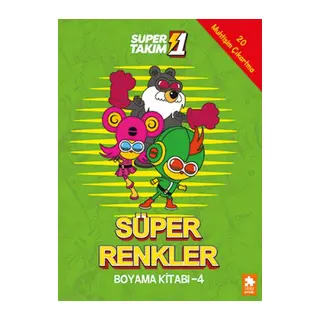 Süper 1 Takım Süper Renkler Boyama Kitabı - 4