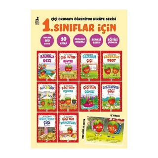 Çiçi Okumayı Öğreniyor Hikaye Serisi (1. Sınıflar için 10 Kitap)