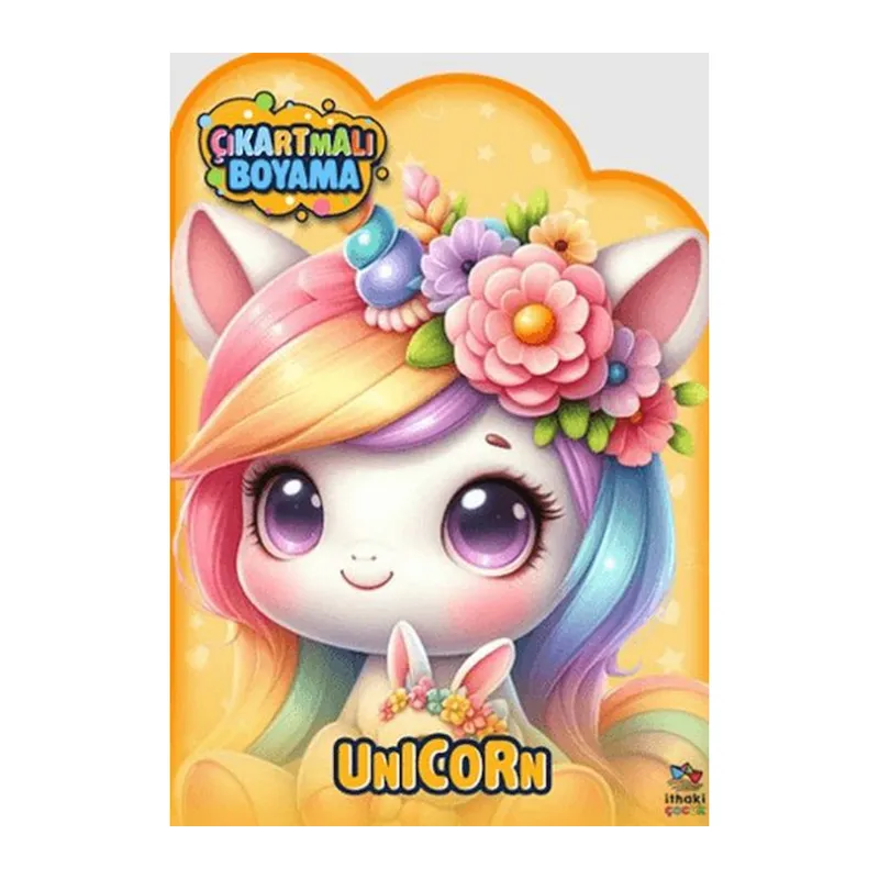 Unicorn Zamanı - Çıkartmalı Boyama Kitabı