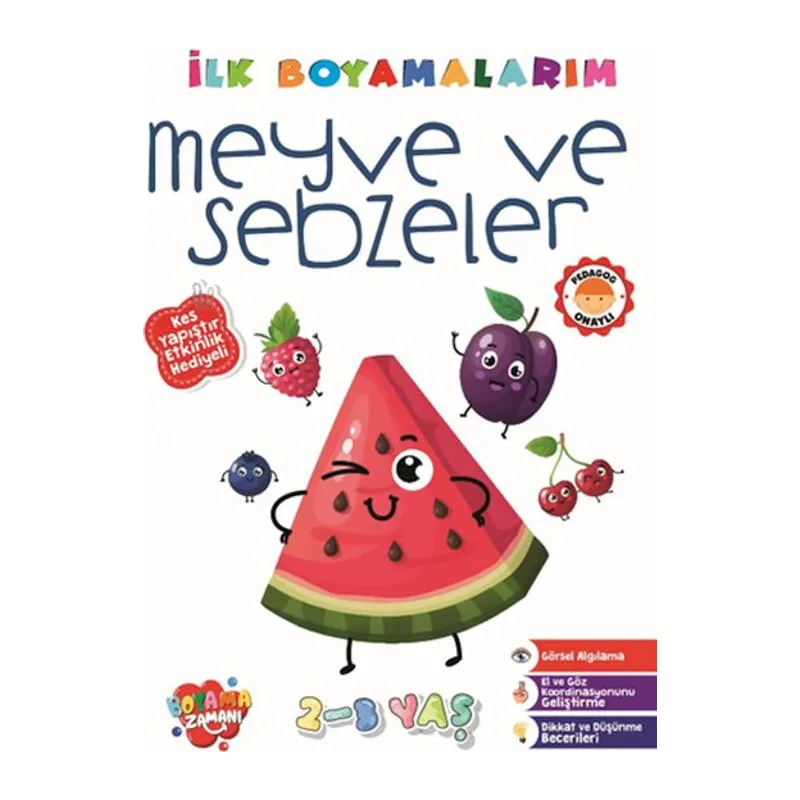İlk Boyamalarım - Meyve veSebzeler