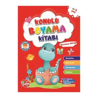 Konulu Boyama - KırmızıKitap (4-5 Yaş)