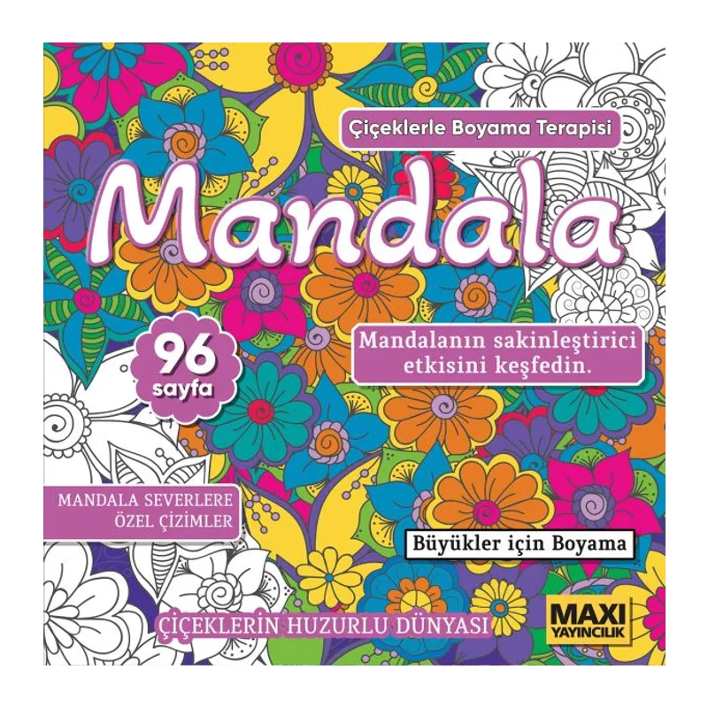 Çiçeklerle Mandala