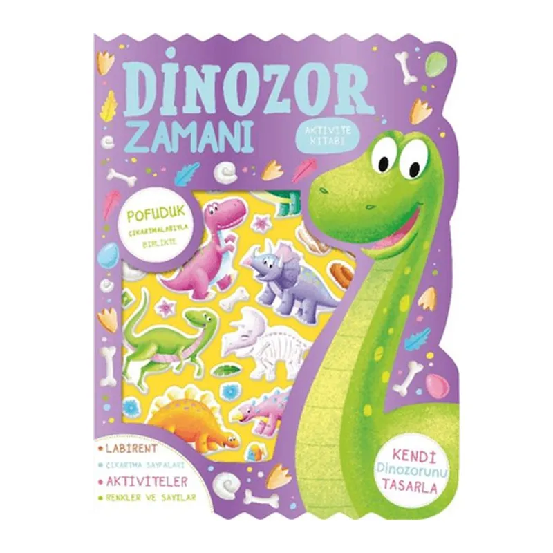 Dinozor Zamanı - Çıkartmalı Aktivite Kitabı