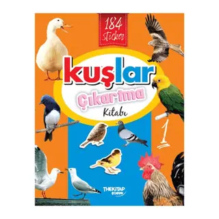 Kuşlar Çıkartma Kitabı - 1
