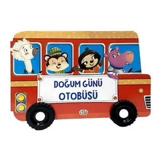Doğum Günü Otobüsü Tekerlekli Kitaplar