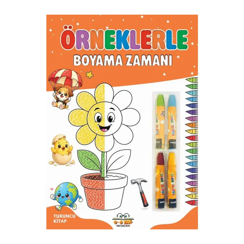 Örneklerle Boyama Zamanı - Turuncu Kitap
