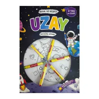 Boya Keşfet- Uzay Boyama Kitabı