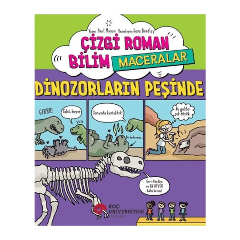 Çizgi Roman Bilim Maceralar - Dinozorların Peşinde
