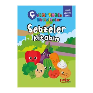 Çıkartmalı Aktiviteler Sebzeler Kitabım