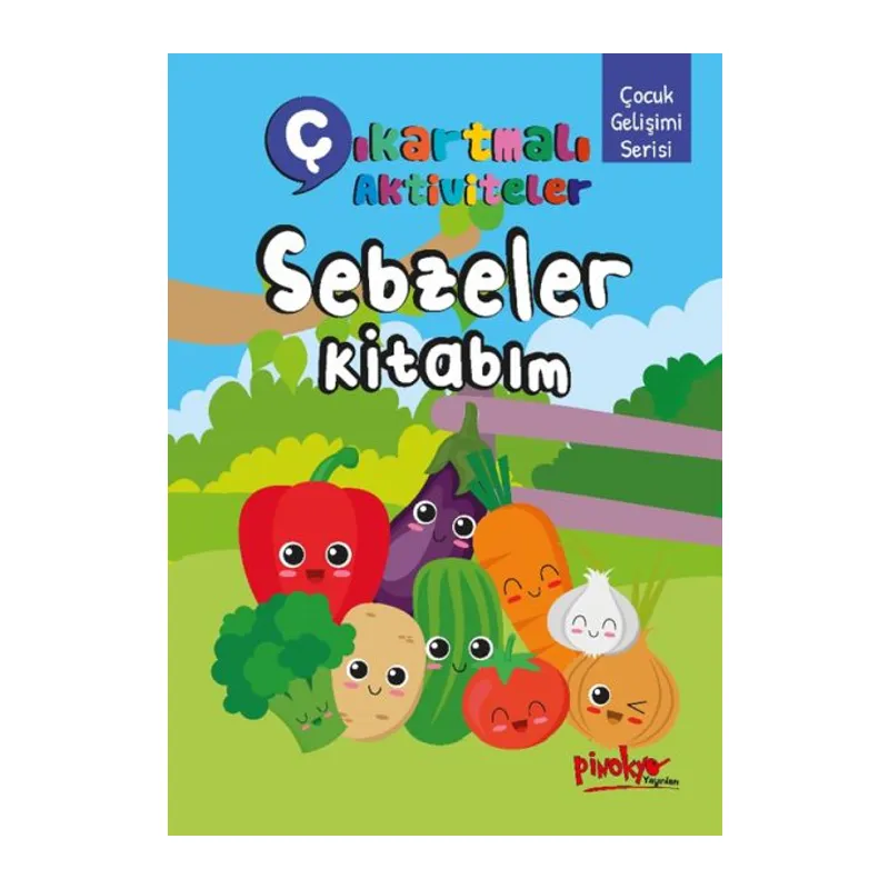 Çıkartmalı Aktiviteler Sebzeler Kitabım