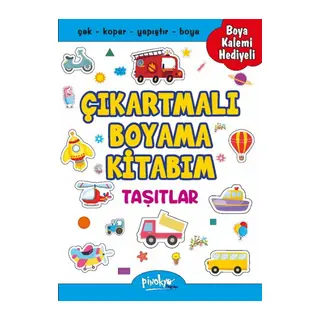 Çıkartmalı Boyama Taşıtlar