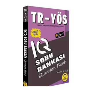 Tasarı Yayınları TR YÖS IQ Soru Bankası