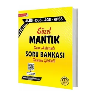 Tasarı Yayınları ALES DGS KPSS MEB-AGS Sözel Mantık Konu Anlatımlı Soru Bankası Çözümlü