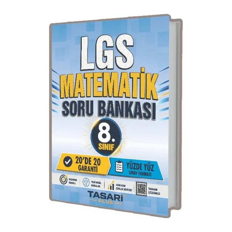Tasarı 8. Sınıf LGS Matematik Çözümlü Soru Bankası