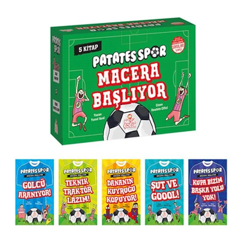 Patatesspor Macera Başlıyor (5 Kitap+Soru Kitapçığı)