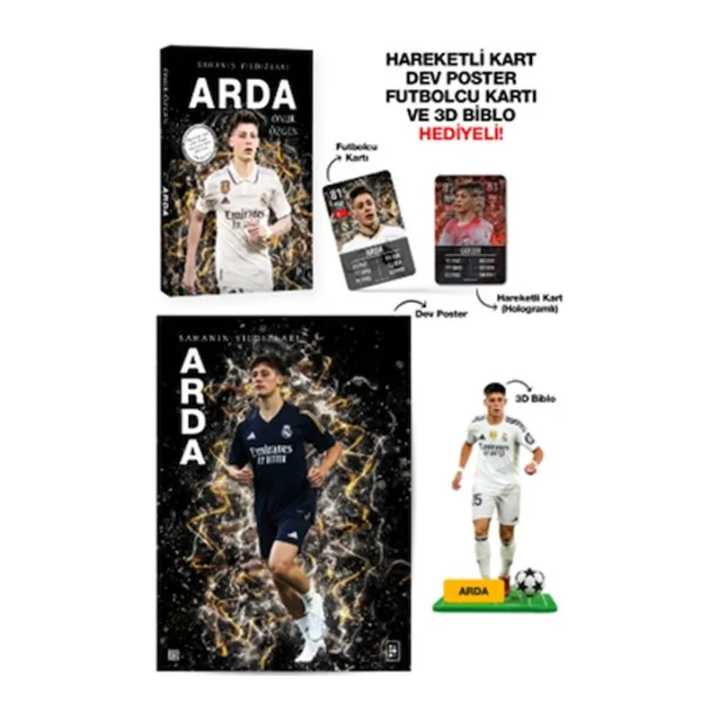 Arda - Sahanın Yıldızları - 3D Biblo Hediyeli!