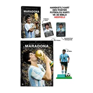 Maradona - Sahanın Yıldızları - 3D Biblo Hediyeli!