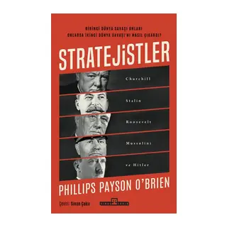 Stratejistler Churchill, Stalin, Roosevelt, Mussolini ve Hitler