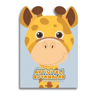 Stickerli Aktivite ve Boyamalar Orman Hayvanları