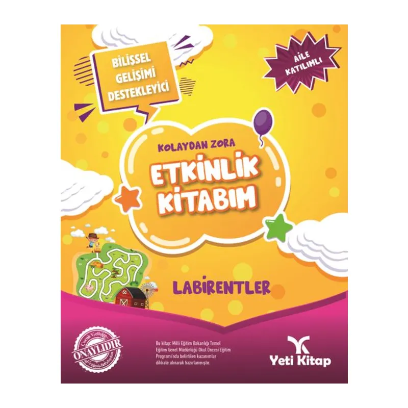 Kolaydan Zora Etkinlik Kitabım - Labirentler