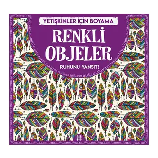 Renkli Objeler - Yetişkinler İçin Boyama