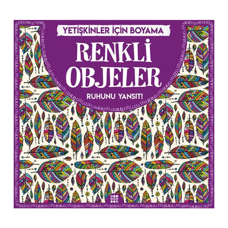 Renkli Objeler - Yetişkinler İçin Boyama