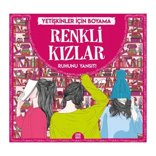 Renkli Kızlar - Yetişkinler İçin Boyama