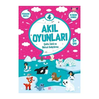 Akıl Oyunları 4 (5+ Yaş) - Çoklu Zeka ve Dikkat Geliştirme
