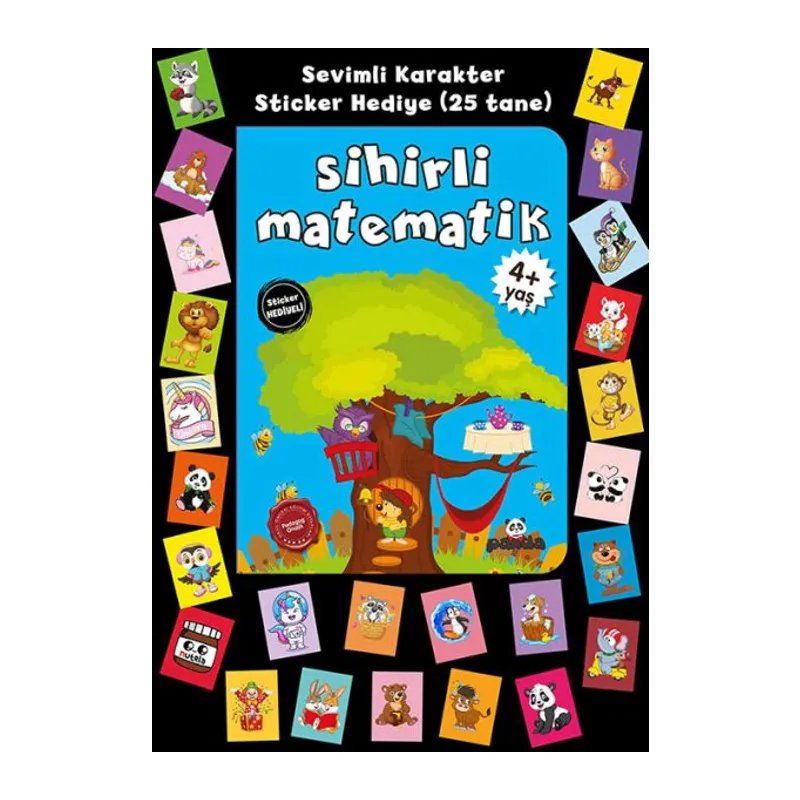 Stickerlı 4+ Yaş Sihirli Matematik