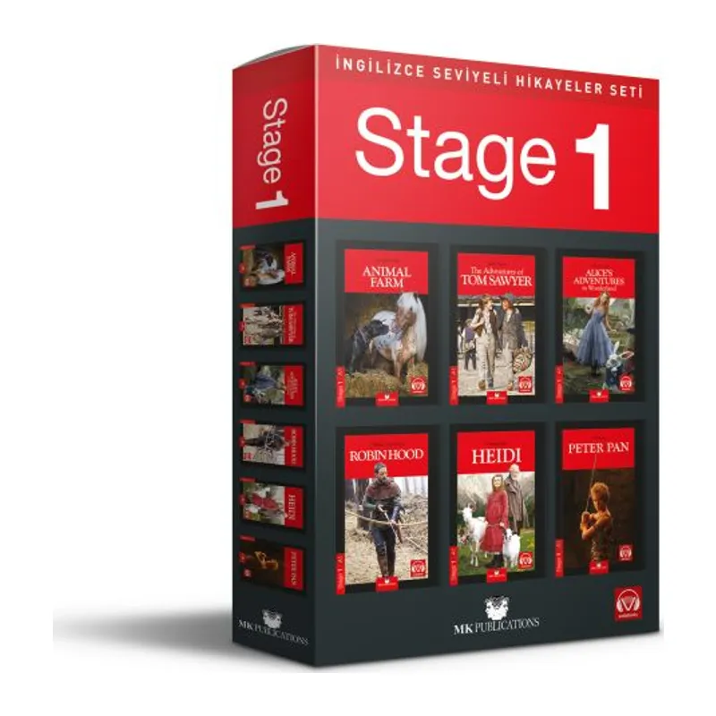 İngilizce Seviyeli Hikayeler Seti - Stage-1