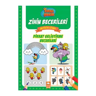 Dikkat Geliştirme Becerileri - Kral Şakir Zihin Becerileri Aktivite Kitabı