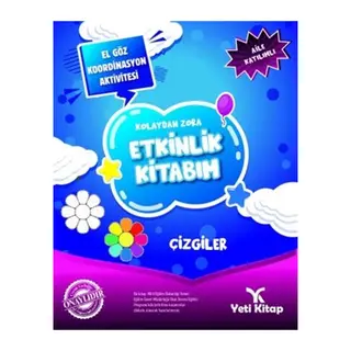 Kolaydan Zora Etkinlik Kitabım - Çizgiler