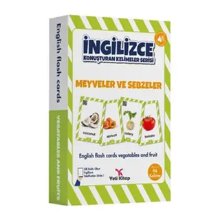 İngilizce Kelime Kartları - Meyveler ve Sebzeler