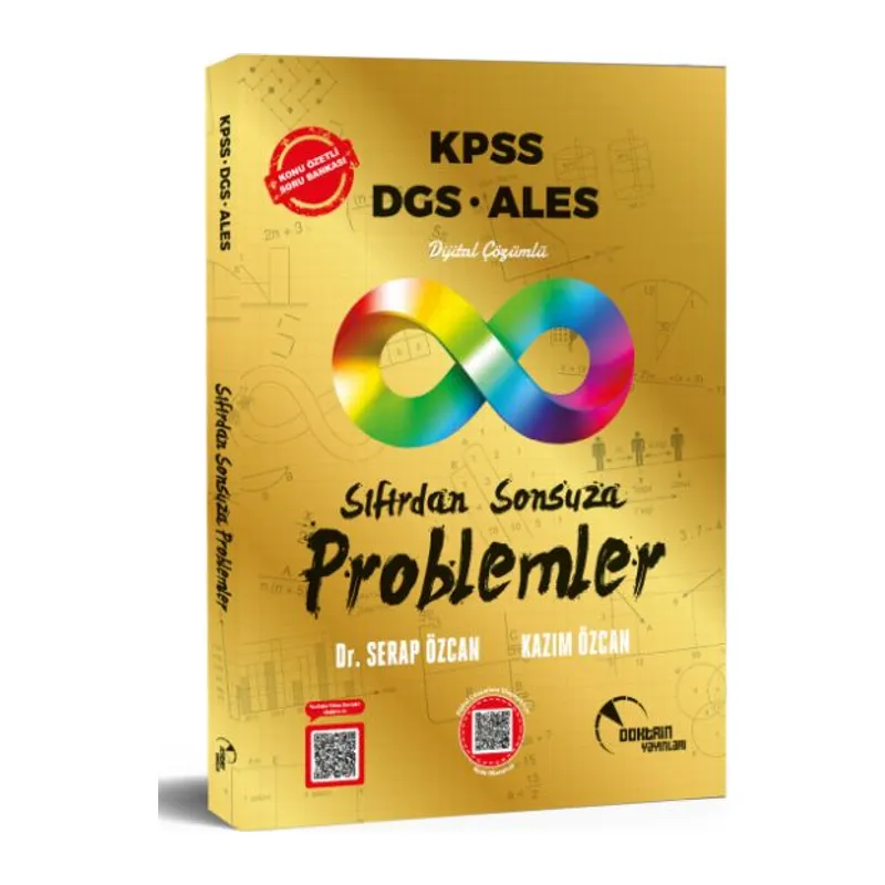 Doktrin Yayınları KPSS - DGS - ALES Sıfırdan Sonsuza Problemler Soru Bankası (Dijital Çözümlü)
