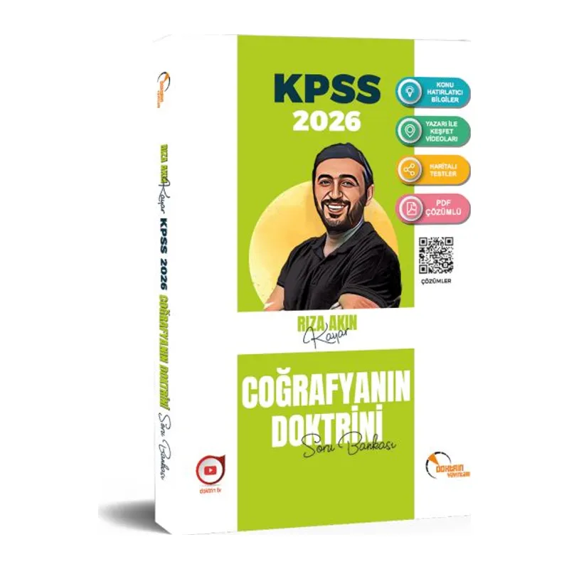 Doktrin Yayınları 2026 KPSS Coğrafya Soru Bankası