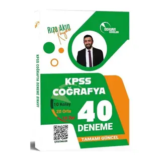 Doktrin KPSS Coğrafya 40 Deneme Çözümlü