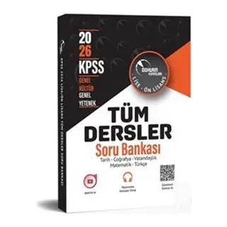 Doktrin Yayınları 2026 Kpss Lise Önlisans Genel Kültür Yetenek Tüm Dersler Tek Kitap Soru Bankası
