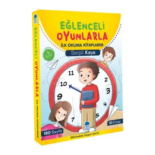Eğlenceli Oyunlarla İlk Okuma Kitaplarım Set (10 Kitap)