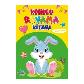 Konulu Boyama Kitabı - Sarı Kitap
