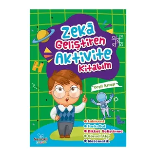 Zeka Geliştiren Aktivite Kitabım - Yeşil Kitap