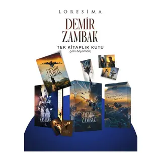 Demir Zambak 1 - Tek Kitaplık Kutu Yan Boyamalı