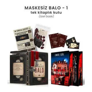 Maskesiz Balo 1 – Tek Kitaplık Yan Boyamalı Kutu (Özel Baskı)