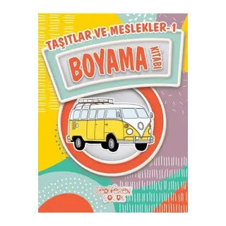 Taşıtlar ve Meslekler 1 Boyama Kitabı