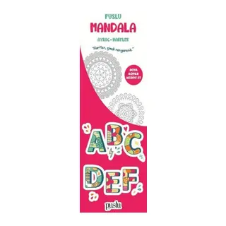 Puslu Mandala Çocuk Ayraç - Harfler