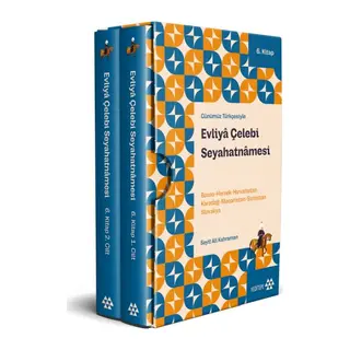 Evliya Çelebi Seyahatnamesi 6.Kitap 2 Cilt (Kutulu)