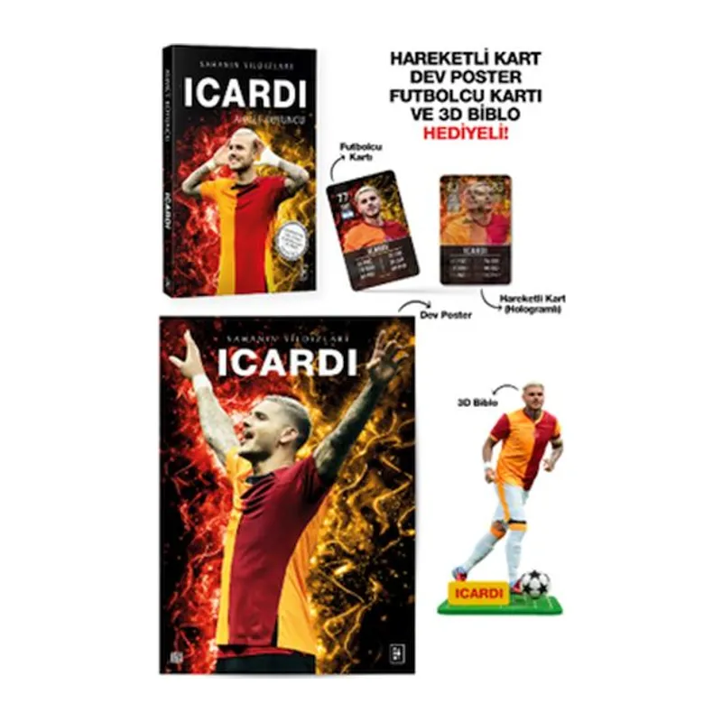 Icardi - Sahanın Yıldızları - 3D Biblo Hediyeli!