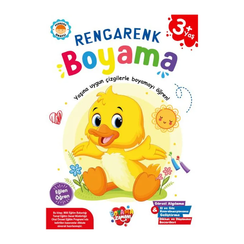 Rengarenk Boyama 3 Yaş