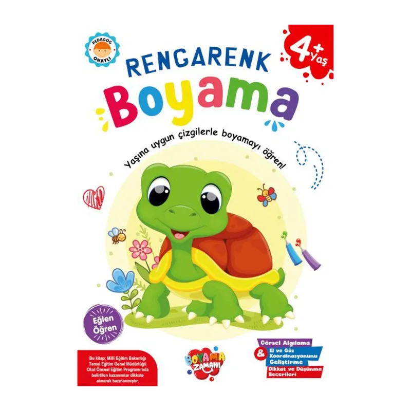 Rengarenk Boyama 4 Yaş