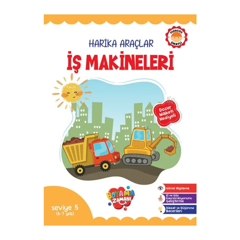 Harika Araçlar – İş Makineleri Seviye 5 (6-7 Yaş)