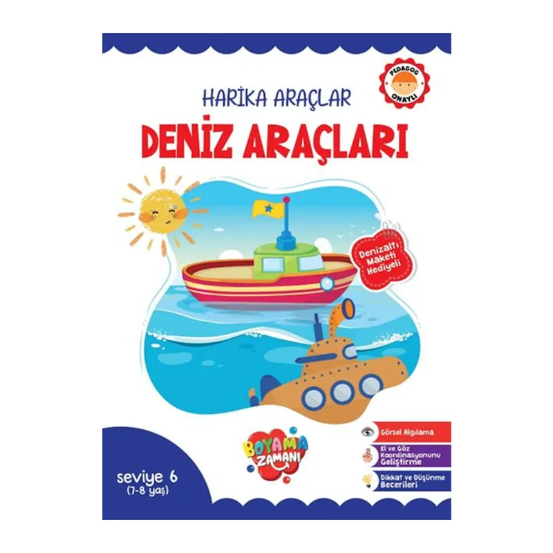 Harika Araçlar – Deniz Araçları Seviye 6 (7-8 Yaş)